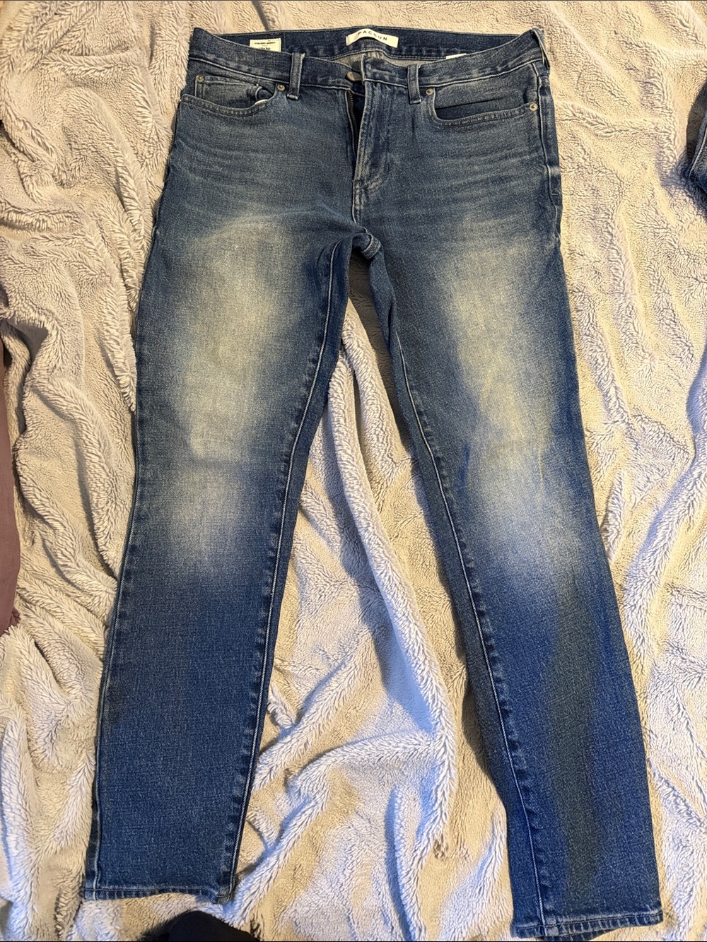 PacSun Men’s Skinny Jeans - Medium Blue Wash 30/30